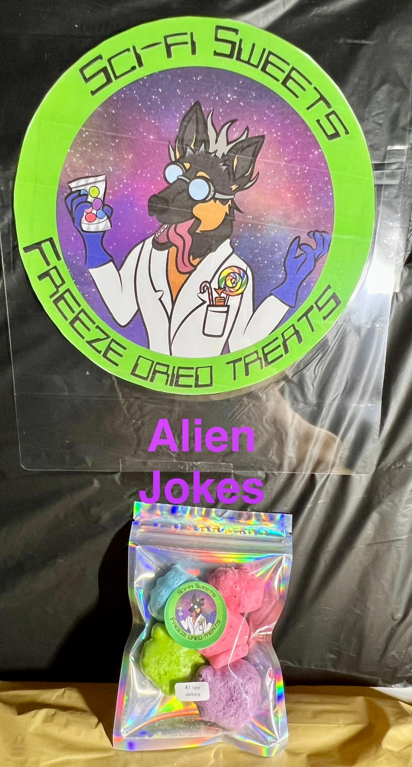 Alien Jokes | Freeze-Dried Fruit Candy Bites