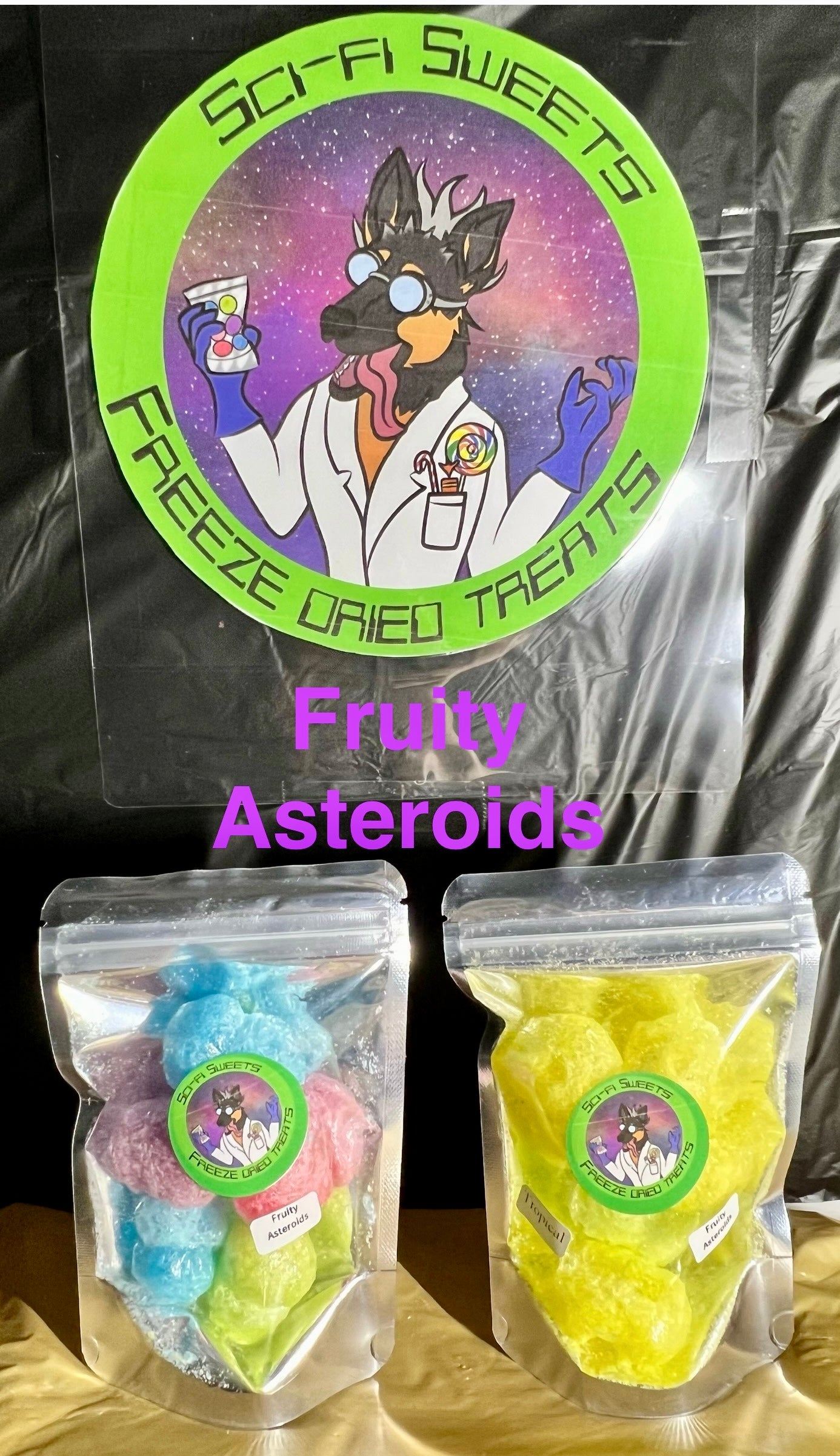 Fruity Asteroids | Freeze-Dried Fruit Candy Bites