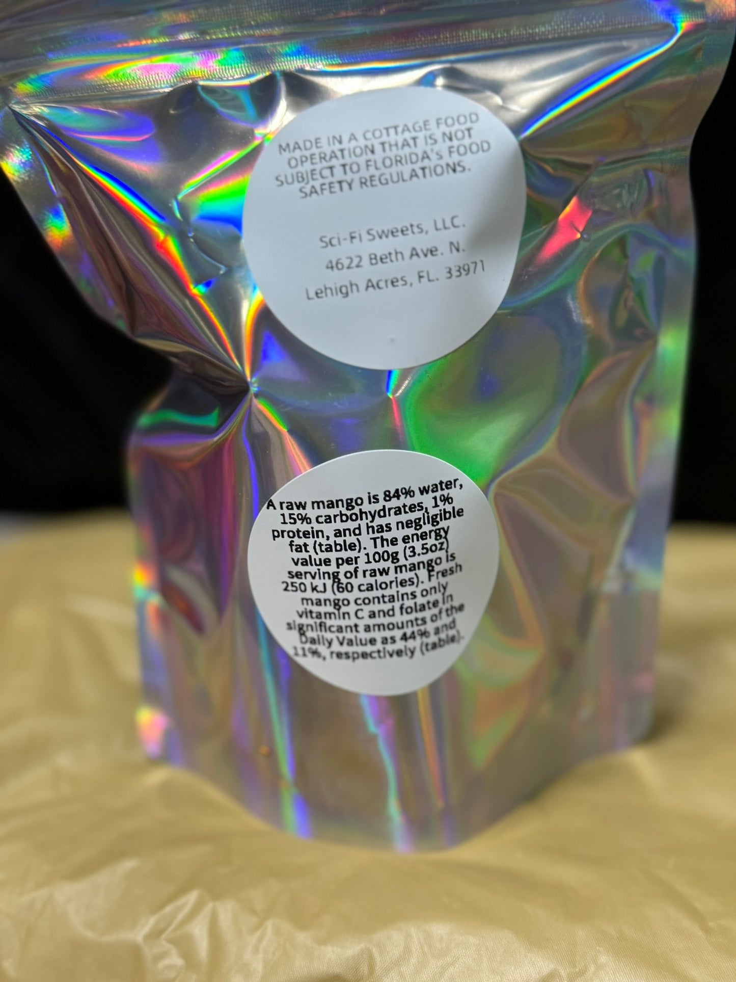 Freeze-Dried Mango Slices – Sweet, Crunchy, 100% Real Fruit