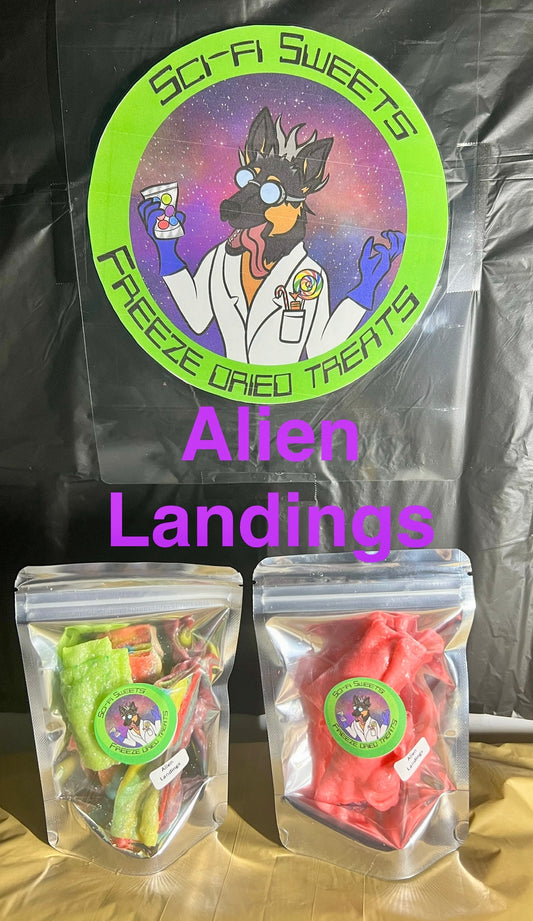 Alien Landings (aka fruit roll-ups)