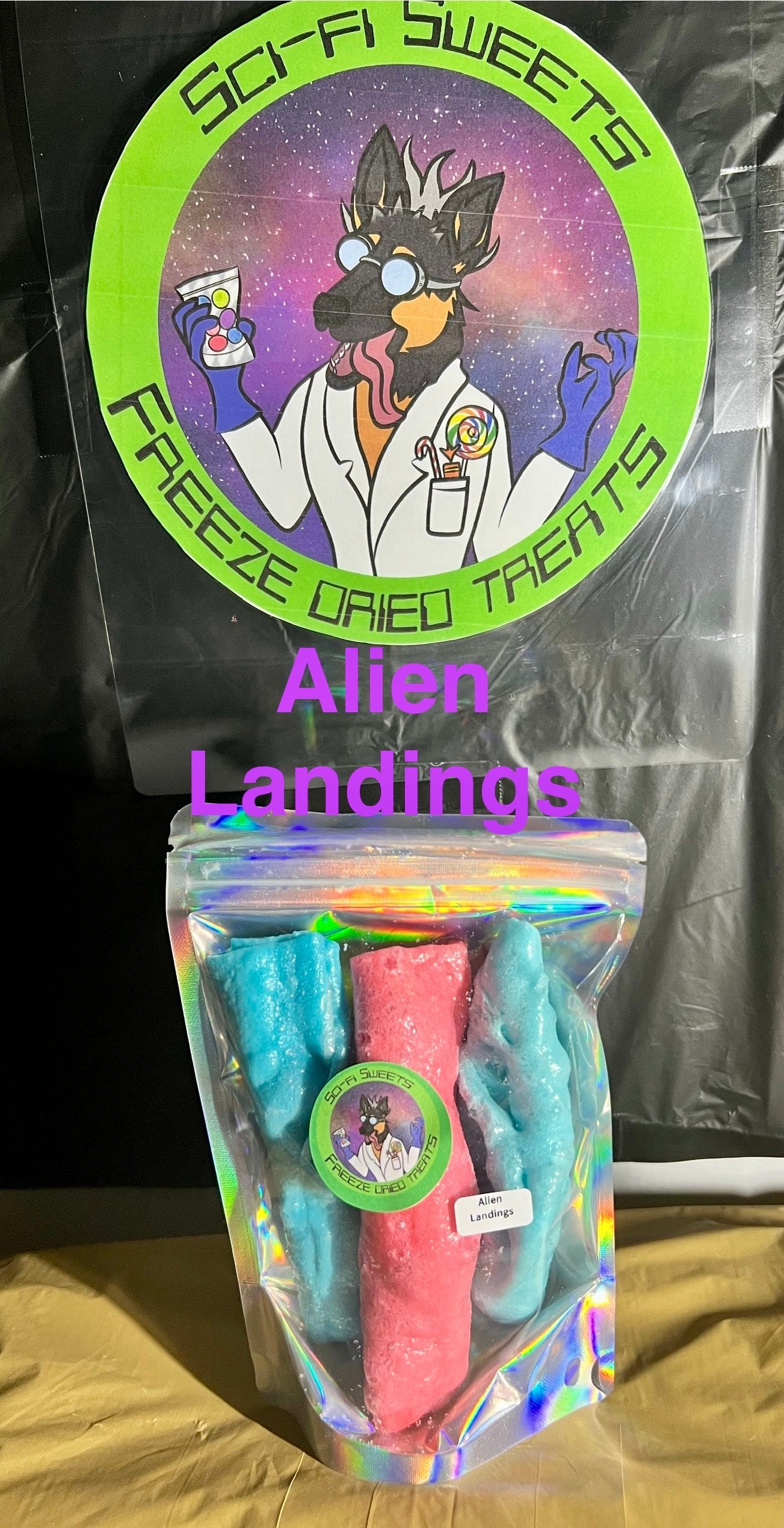 Alien Landings (aka fruit roll-ups)