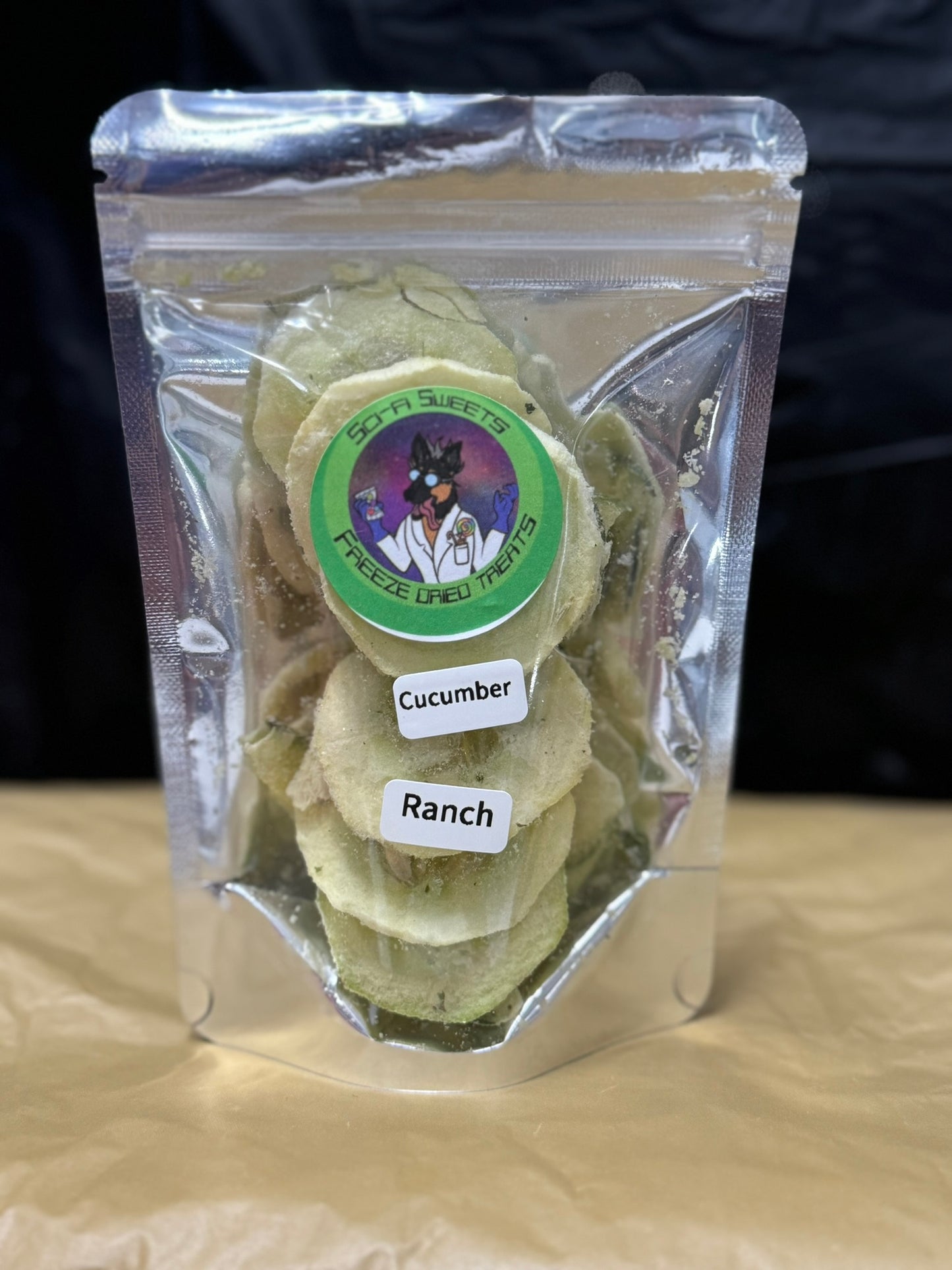 Freeze-Dried Cucumber Chips