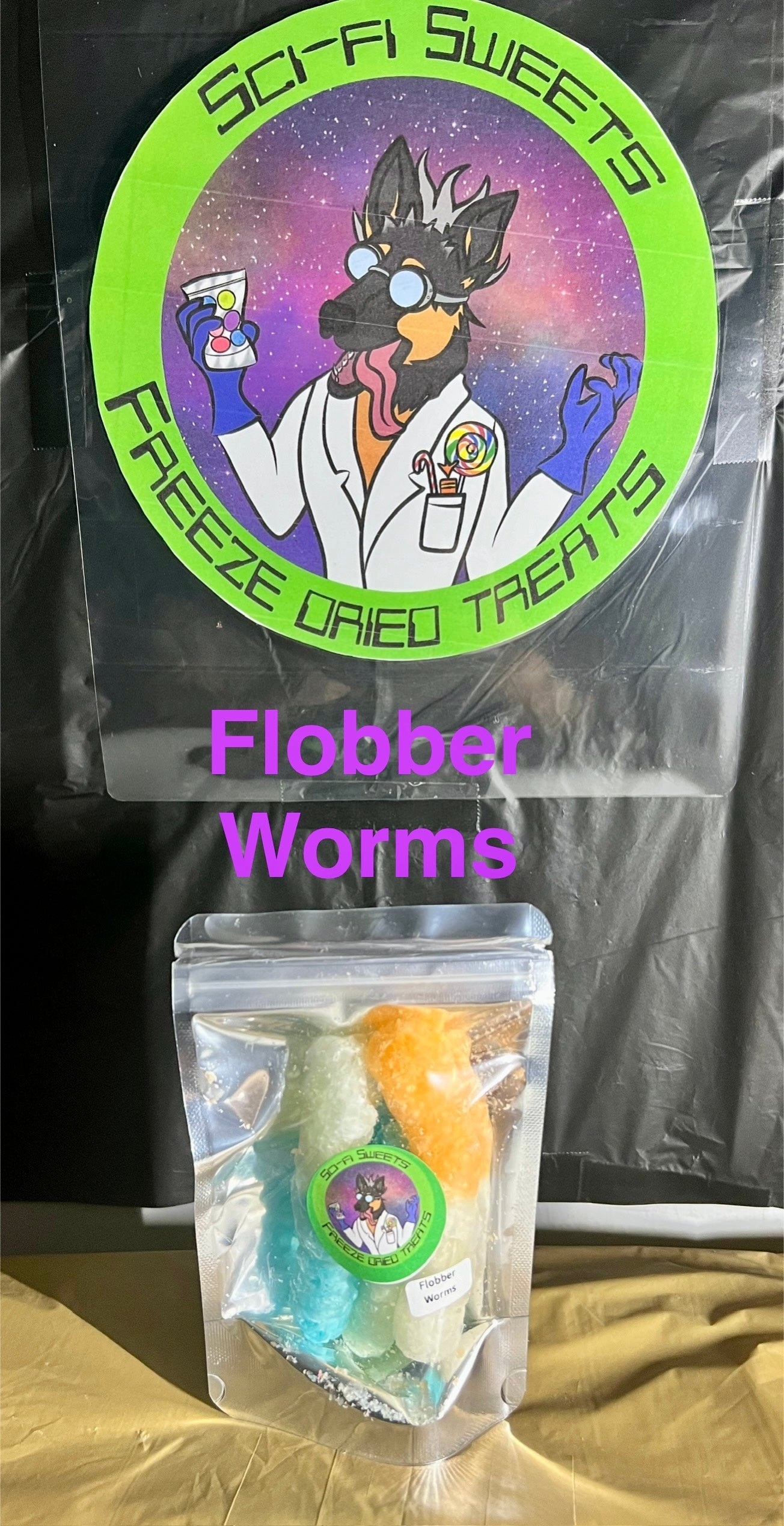 Flobber Worms(aka gummy worms, gummy bears, sour gummy worms)