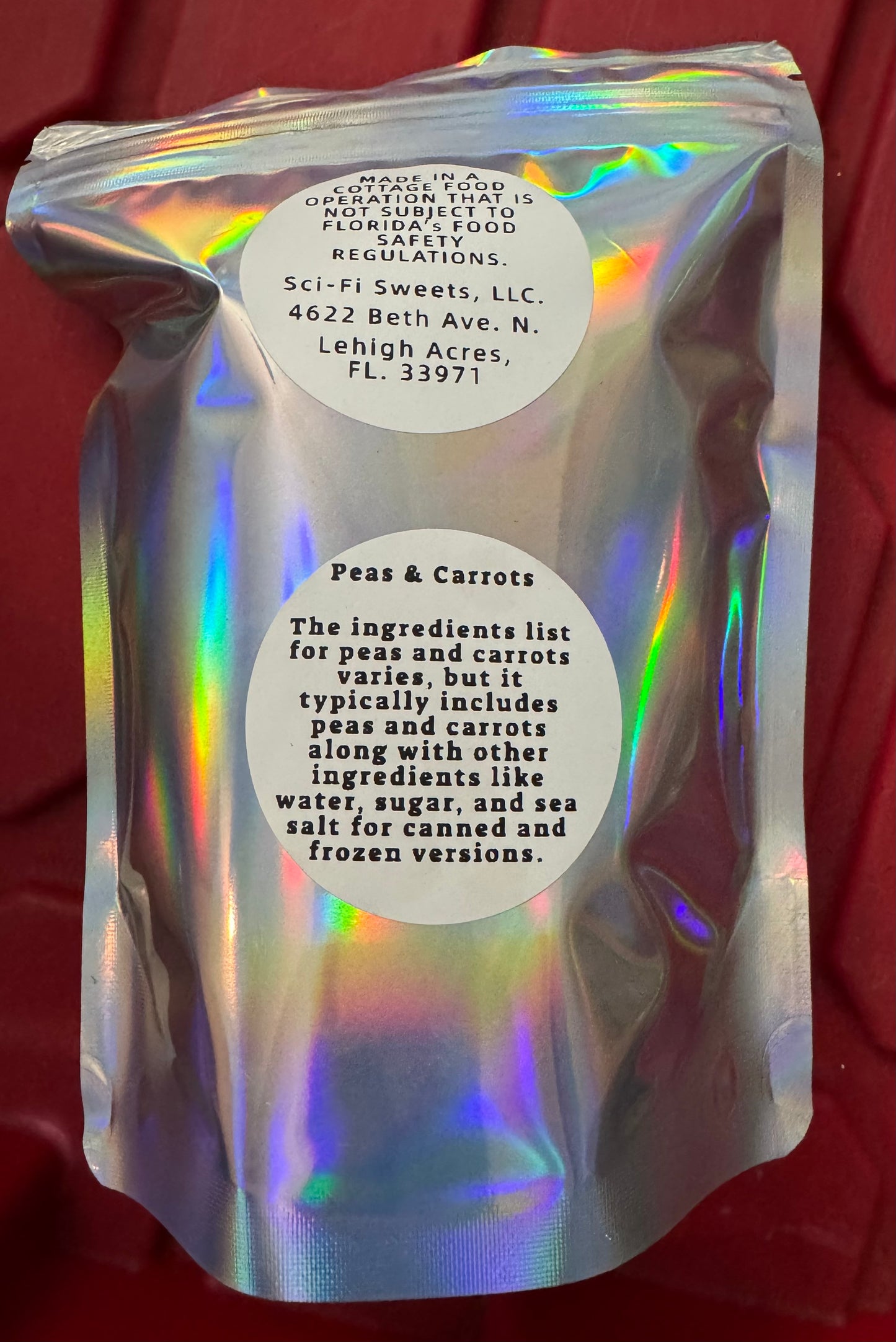 Freeze-dried Peas & Carrots