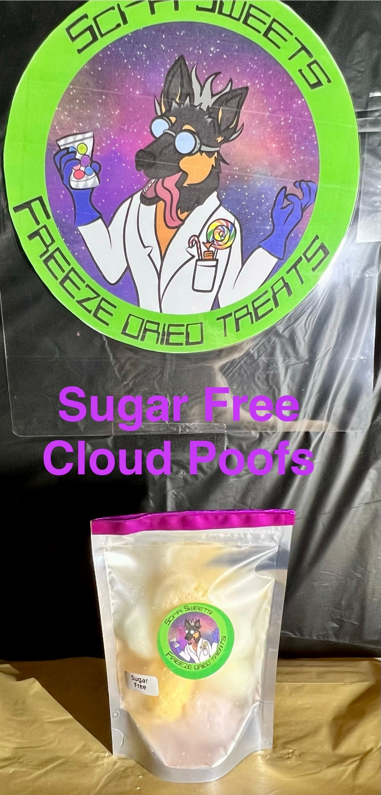 Sugar-Free Cloud Poofs(aka sugar free taffy)